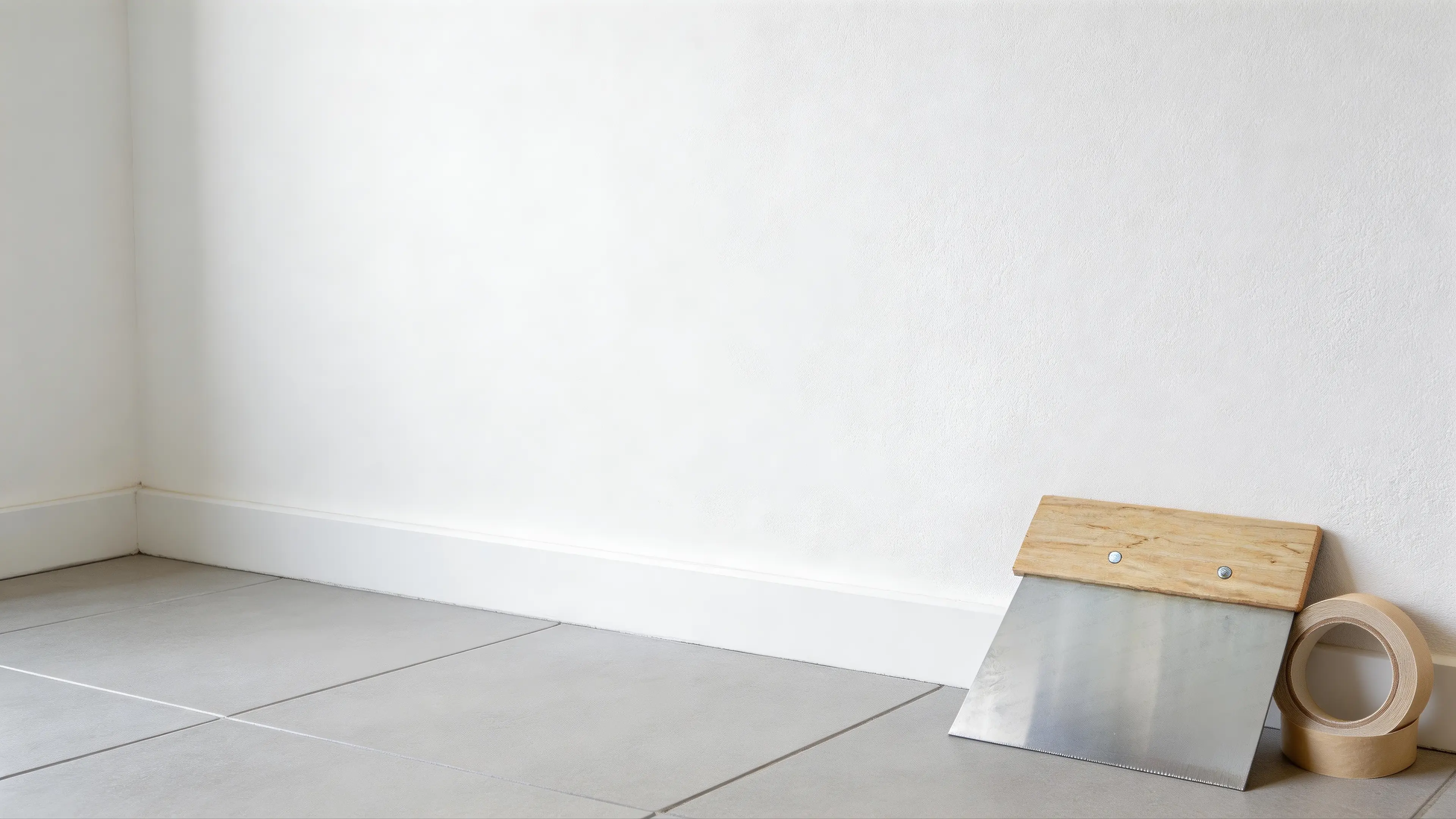 漏水修繕完成後的整潔牆面