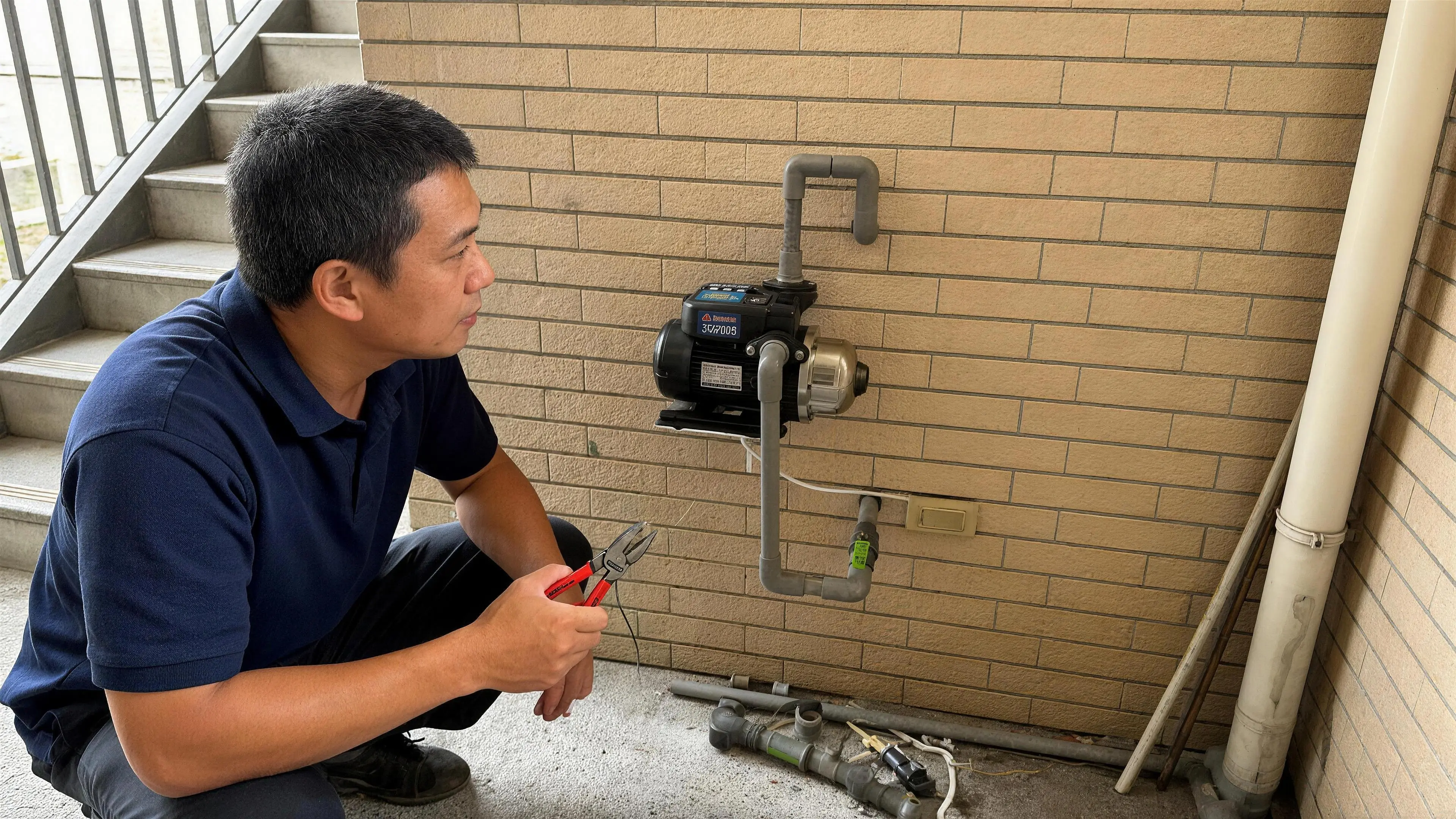 台中抽水馬達更換與水塔整修｜互立工程行